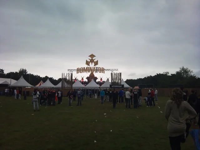 Entrance to the Dominator festival 2011 in the Netherlands